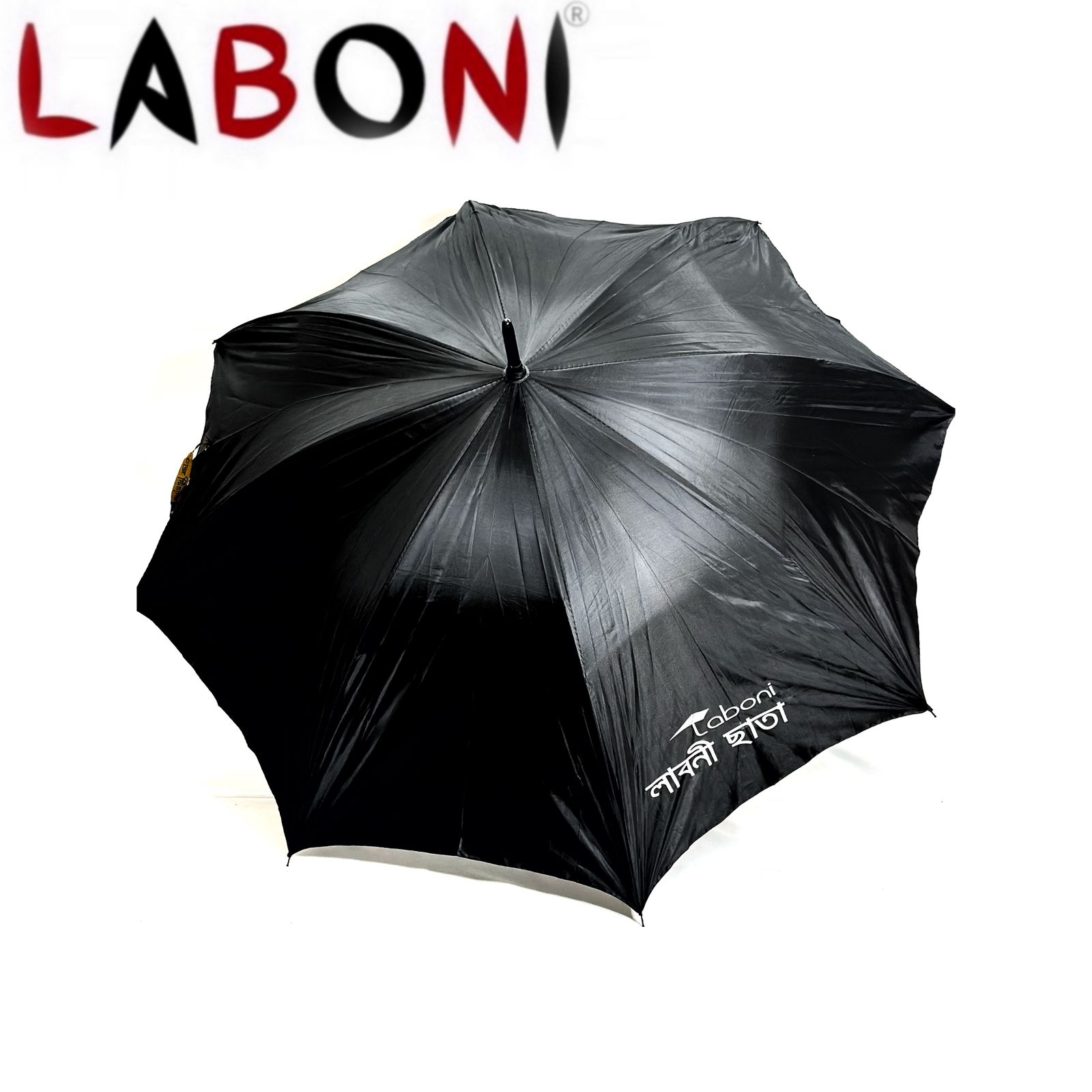 Laboni's 26 VIP Chinease Silver Black
                            Rod+Handel Umbrella